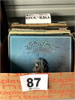 Box of 1960's & 1970's Rock & Roll Albums (U232)