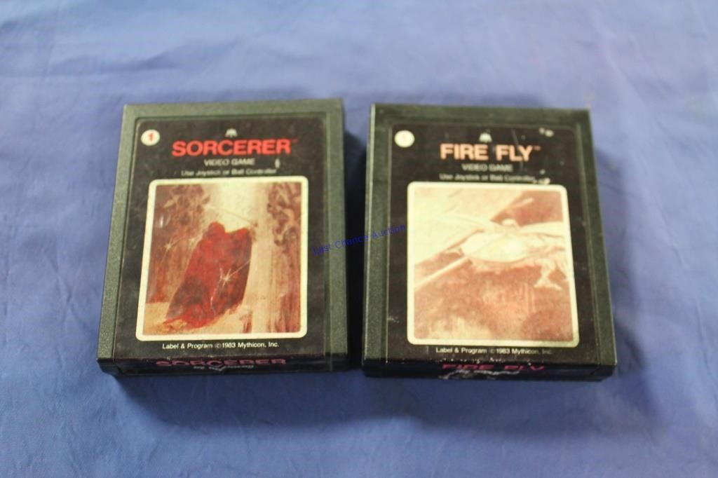 Atari 2600 Fire Fly and Sorcerer