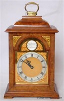 Chas. Frodsham Miniature Burr Walnut Bracket Clock