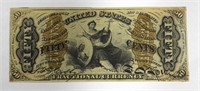 1863 FIFTY CENT FRACTIONAL NOTE