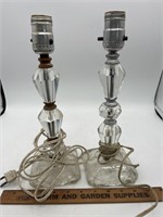 Vintage Boudair Glass Lamps