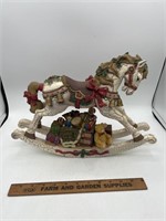 Classic Treasures Musical Carousel Rocking Horse