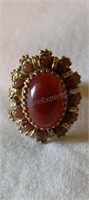 Vintage Fashion Ring Made in Czechoslovakia Size