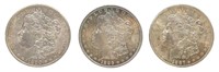 1887, 1896, 1900-O US MORGAN DOLLAR SILVER COINS U
