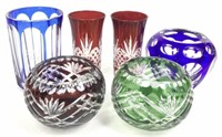 (6pc) Cut To Clear Candle Holders