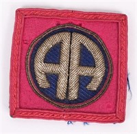 WWII BRITISH MADE 82ND AIRBORNE SHOULDER PATCH WW2