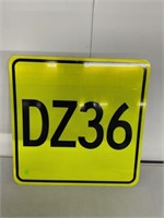 DZ36 METAL SIGN