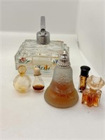 Vintage perfume Bottles   6 pcs