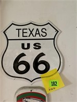 Route 66 Texas sign 11 x 11