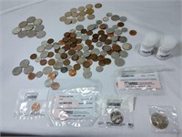 Assorted Coins - 2 or more silver