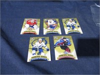 5 2018-19 Franchise Heroes hockey card.