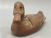 Tremblay Canada Carved Wood Duck Decoy