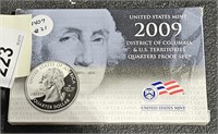 US Mint 2009 DC and US Territories quarters proof