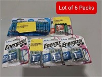 Lot of 6 Packs - Various Brand/Count AAA Batteries