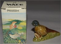 Vtg Wade Whimsie Land Porcelain Pheasant Figure &