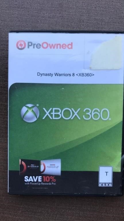 Dynasty Warriors 8 XBox 360