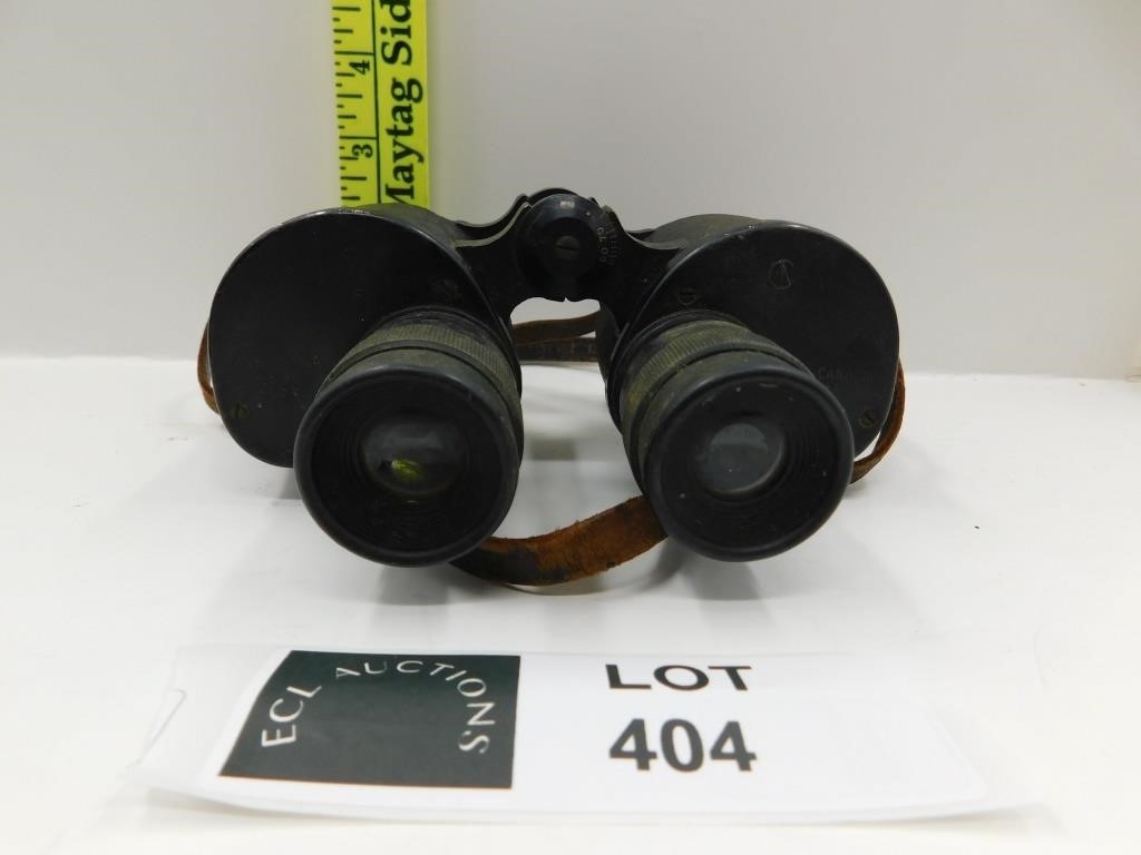 WORLD WAR 2 1943 CANADA BINOCULARS BROAD ARROW