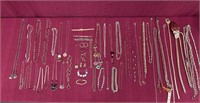 51 PCs. Mixed Goldtone Jewelry and Belts:  33