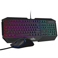 Like New FIODIO Wired Gaming Keyboard and Mouse Co