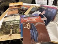 Classic vinyl albums:  Elvis, Charley Pride,