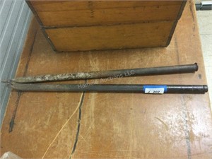 Steel pry bar and stake