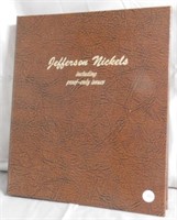 1938-1980 Jefferson Nickel Set in Dansco Album.