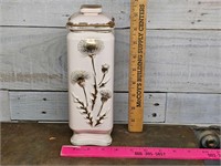 Antique urn w/ thistle flowers