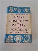 COLLECTOR'S MARKS & MONOGRAMS ON POTTERY & PORCL.