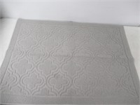 "As Is" 34"x48" Grand Impressions Accent Mat, Grey