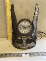 Antique Sessions God Bless American Wings Clock