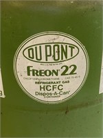 Dupont Freon 22 Tank - Half Full