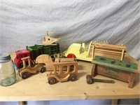 Wooden nostalgic toys and more