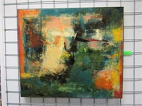 Highly Desirable Susan Sales Abstract Painting, Oi