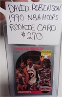 344 - 1990 NBA HOOPS DAVID ROBINSON TRADING CARD