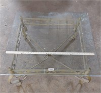 Glass top table