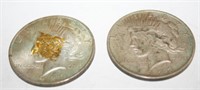 1928 Peace Silver Dollars