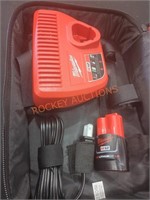 Milwaukee M12 Charger and Battery