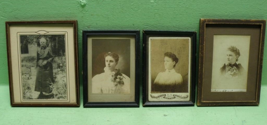Four Framed Antique Pictures