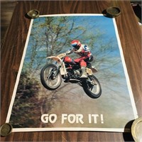 1981 Motocross "Go For It!" Poster
