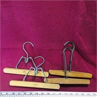 Lot Of 4 Suit Jacket Hangers (Vintage)