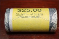 ROLL OF GOLDEN DOLLARS