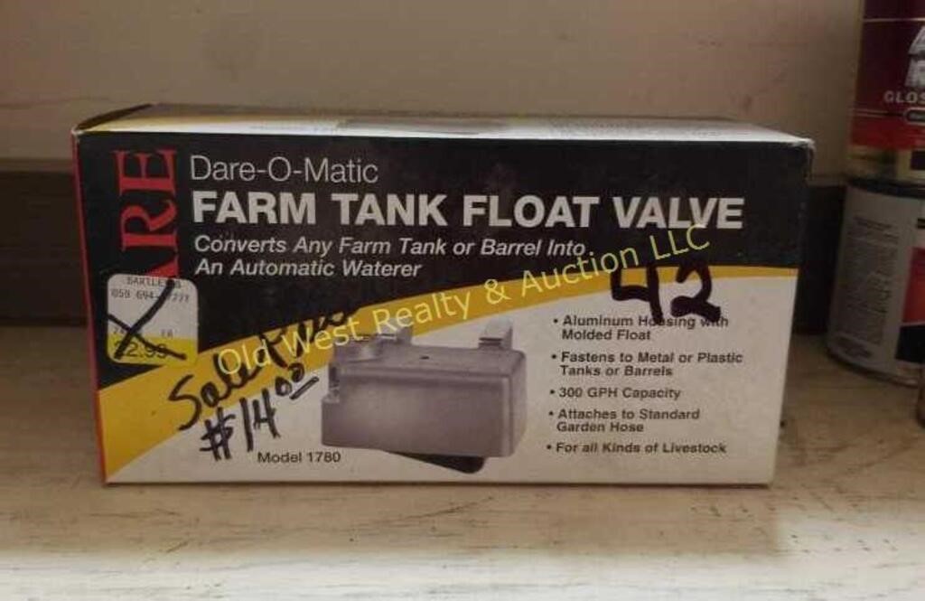Farm Tank Float Valve (#42)
