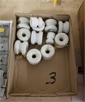 Box of Porcelain Insulators (#3)