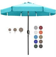 TE9036  ABCCANOPY 10ft Patio Umbrella, Turquoise