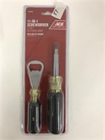 New Ace 11-in-1 Screwdriver with bottle opener