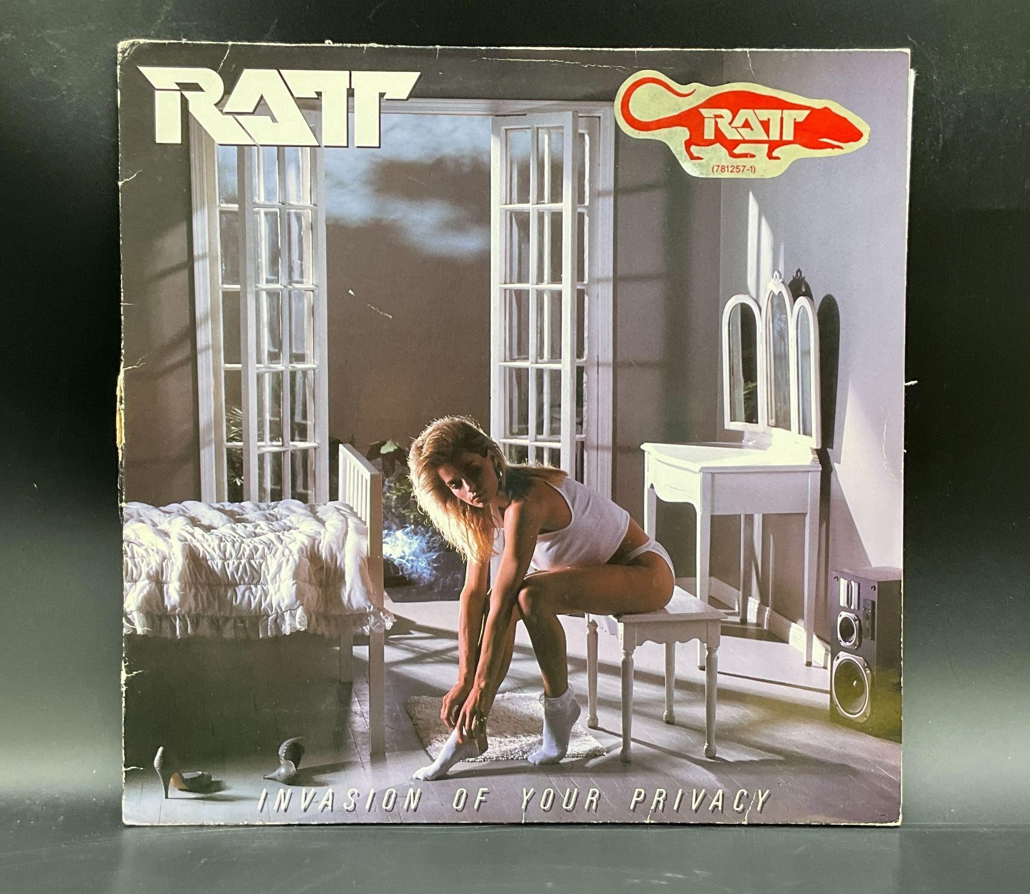 1985 Ratt "Invasion Of Your Privacy" Hype Sticker