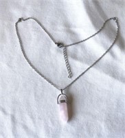 Vintage Rose Quartz Necklace