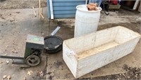Wood Box, Elec Motor, Oil Pan, Barrel