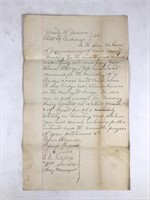1880 Monroe Cty Salt Creek Unsafe Bridge Document