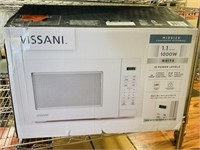 VISSANI 1.1 Cu. Ft. 1000w White Microwave